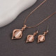 Conjunto de oro rosa