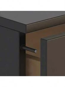 10个隐藏式按压抽屉弹出装置，配有配套螺丝和橡胶塞，1厘米/0.4英寸隐藏式嵌入式家具门开启器，补丁 - 彩色 - 查看 5