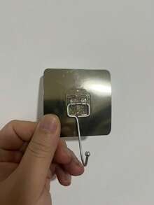 5/10/20个装墙钩，可重复使用，无需打孔 - 防水防油，适用于浴室和厨房 - 非常适合悬挂毛巾、杯子、铲子、开罐器和剪刀，家居装饰，派对和圣诞节收纳（款式随机发货。）