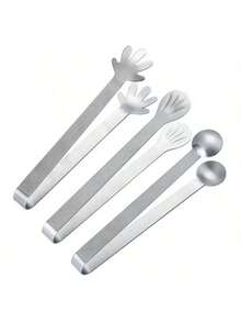 3 Piezas Pinzas de Cocina Multifuncionales de Acero Inoxidable con Mango Antideslizante y Diseño Antideslizante, Adecuadas para Carne a la Parrilla/Ensalada/Pan/BBQ, Uso Universal para Cocina Doméstica/Restaurante/Picnic al Aire Libre, Imprescindible para Catering de Festivales, Cocina, Almacenamiento, Decoración del Hogar - Multicolor - Ver 11