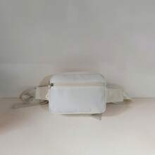 1pc Teenager Multi-Pocket Zipper Closure Solid Color Casual Crossbody Bag, Suitable For Ramadan Shopping And Daily Use - A - View 8