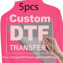 Stiker Setrika Panas Vinyl DTF Custom Gambar dan Teks untuk Berbagai Ukuran, Gunakan Desain atau Foto Anda untuk Personalisasi DIY, Cocok untuk Dekorasi Kaos, Bantal, Tas dan Pakaian, 1/5/10/20 pcs - MultiWarna - View 48