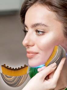 Lymphatic Face Brush, Dry Brushing Face Brush, Facial Lymphatic Drainage Massager, Chin & Jawline Shaping, Ergonomic Design Contouring Skin, Relieving Fatigue - Multicolor - View 3