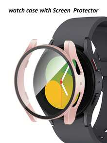 适用于 Galaxy Watch 4、5、6 和 7(44 毫米和 40 毫米)。这款二合一保护壳采用防震防刮的硬质 PC 材料制成,并附赠钢化玻璃屏幕保护膜。男女皆宜,时尚运动,佩戴舒适,触控灵敏。 - 粉色 - 查看 13