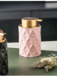 极简陶瓷泡沫瓶，适用于乳液、洗手液、沐浴露、洗发水、慕斯，酒店及家用可重复灌装分配器