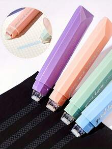 4pcs Double-Sided Dotted Adhesive Tape Set, High Capacity, Essential Stationery, Suitable For Crafts, Scrapbooking, Photos, School, Office Supplies, No Residue And Quick Drying - Sets - View 3