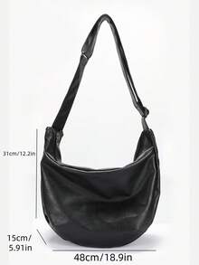 Ramadan Gift Recommendation: Fashionable Men's Sling Bag - An Ideal Gift For Boyfriends Or Husbands During Ramadan; Romantic Valentine's Day Gift Recommendation: Fashionable Men's Sling Bag - An Ideal Gift For Boyfriends Or Husbands During Ramadan Phone Bag - Multicolor - View 9