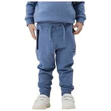 Name It Tracksuit Pants 49299743736147 For Children In Color Blue - الأزرق - مشاهدة 2