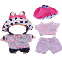 17cm Doll Pendant Outfit - 2pcs Set With Shorts, Top And Hat (Doll Not Included) - Multicolor - View 8