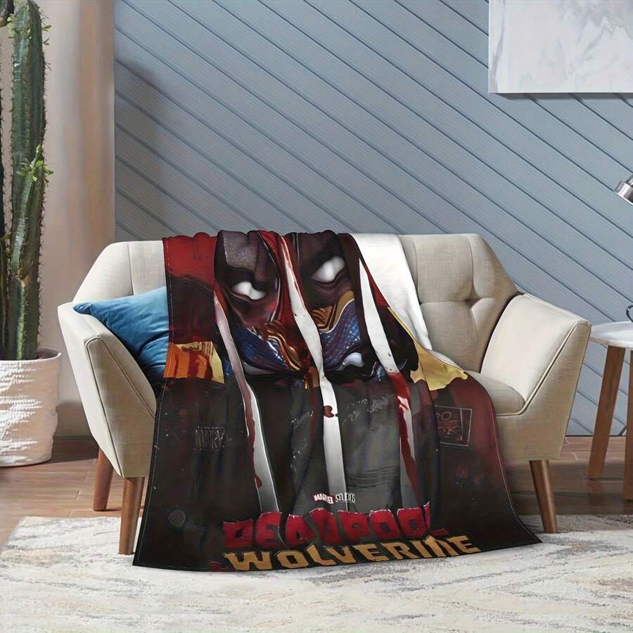 Unpredictable Deadpools Wolverine Accessories Blanket Ultra Soft Throw Blankets For Sofa 50x60 Inches Multiple Sizes Bedspread - Style 1 - View 1