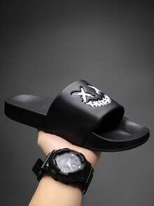 2026春夏新款男士软底大码拖鞋，47码；小码拖鞋，36码；防滑耐磨轻便软拖鞋；室内休闲拖鞋，48、49码；户外沙滩拖鞋；面部拖鞋；50码套脚拖鞋 - A-黑色 - 查看 3