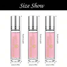 3-Piece Set Of Long-Lasting Roll-On Perfumes For Women - Romantic Pink Floral Fragrance With Elegant Pink Bottle Cap. Wear Day And Night. Perfect Gift For Valentine's Day, Christmas, Parties, Proms, And Dates. Alluring For Both Men And Women. - 3pcs - 查看 3