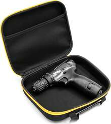 Bolsa de Almacenamiento de Herramientas Estuche Protector de EVA Duro para Taladro Eléctrico Cortador Eléctrico con Bolsillo de Malla Correa Elástica para Organización de - 1 - Ver 7