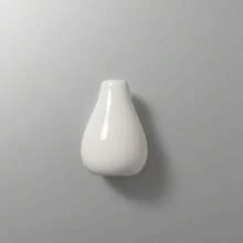 Imán de nevera con jarrón cerámico compacto, jarrón decorativo de porcelana blanca, regalo perfecto para la decoración del hogar y la habitación, recuerdo ideal para amigos y familiares, decoración de nevera - Blanco - Ver 16