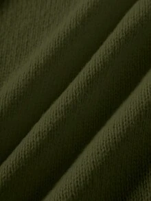 Áo khoác cardigan nữ dáng rộng, màu trơn, kiểu dáng cơ bản, thích hợp mặc hàng ngày, dự tiệc trà, du lịch, mùa thu/đông. - Màu xanh Ô liu - Xem 8