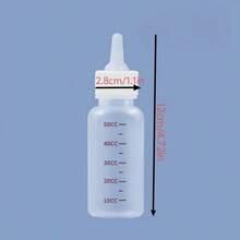 50ml Universal Pet Feeding Bottle, Silicone Nursing Bottle For Puppy Kitten, Anti-Choke Milk Bottle With Measurement Scale, Pet Supplies Gift For Valentine's Day - 50ml - Xem 2