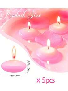 10 nến nổi màu đỏ, nến nổi màu đỏ không mùi, nến nổi hình trụ, thích hợp cho ngày lễ tình nhân, đêm lãng mạn, hẹn hò, đám cưới và trang trí bàn ăn - Nến nổi lan tỏa sự lãng mạn qua từng khoảnh khắc quý giá! - Nhiều màu - Xem 15