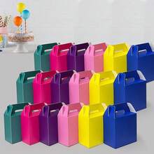 24Pack Purple Boxes,Party Favor Boxes Packs 7 X3.5x 6.6 Inches, Purple Gift Boxes With Handles, Favor B Oxes For Party, Ba By Shower, Birthday,Weddings And More.,1Count(Packof24),DarkPurple - 深紫色 - 查看 7