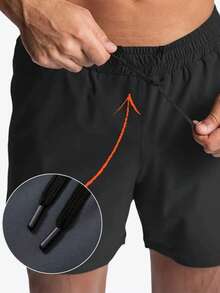 Men's Bermuda Shorts For Gym, Running, Beach, Pool, Sports Shorts, Summer, Loose Fit, Drawstring, Pocket, For Going Out, Night Out, Weekend, Casual, Holiday, Sports, Cycling, Daily Wear, Birthday, Formal And Evening, Halloween, Christmas, Valentine's Day, Pride Month, Father's Day, Carnival, Spring Picnic, New Year's, Spring Festival - 藍白色 - 查看 6