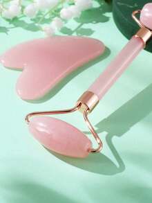 3pcs Massage Roller Set, Double-Headed Massage Roller; Scraping Board, Eye And Facial Massage Rod, Beauty Board Facial Massage Tool, Facial Beauty Massage Set - Multicolor - View 11