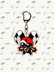 1pc Cartoon Acrylic Keychain, Cute Bag Charm, Anime Character Keyring, Car Key Chain, Backpack Pendant, Jewelry Accessory, Perfect For Daily Wear, Great Gift For Friends And Fans - Multicolor - View 3