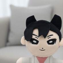 TendenciaJuguete De Peluche  25cm 100g Chico De Pelo NegroCalidad premium - Chico con el pelaje morado - Ver 5