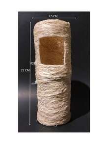 Nido de Quiote Natural para Aves, Nido Colgante Hecho a Mano, Refugio Acogedor para Canarios, Pinzones y Periquitos,37495956 - Unitalla - Ver 2