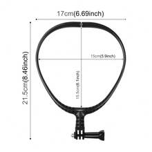 Universal Neck Hanging Phone Holder, Made Of ABS Plastic, Hands-Free Smartphone Chest Strap, Suitable For Photography, Travel And Live Streaming - Compatible With Most Smartphones And GoPro Action Cameras - A - View 7