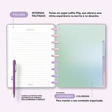 Caderno De Disco Iscool Inteligente 140 Folhas Color Flakes M+ G+ - M+ (17 x 23 cm) - Visão 4