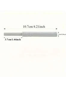 10个隐藏式按压抽屉弹出装置，配有配套螺丝和橡胶塞，1厘米/0.4英寸隐藏式嵌入式家具门开启器，补丁 - 彩色 - 查看 8