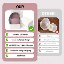 2 botas de silicona compatibles con  Era vaso de 40 onzas y 30 onzas, funda antideslizante para protección de botellas de agua, sin BPA - Rosa Gris Pardo - Ver 7