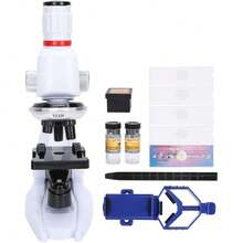 Conjunto de microscopio para niños, microscopio de educación infantil de garantía de calidad para regalo para coleccionista,37491551 - Tipo de Enchufe A Japonés (100V) - Ver 2