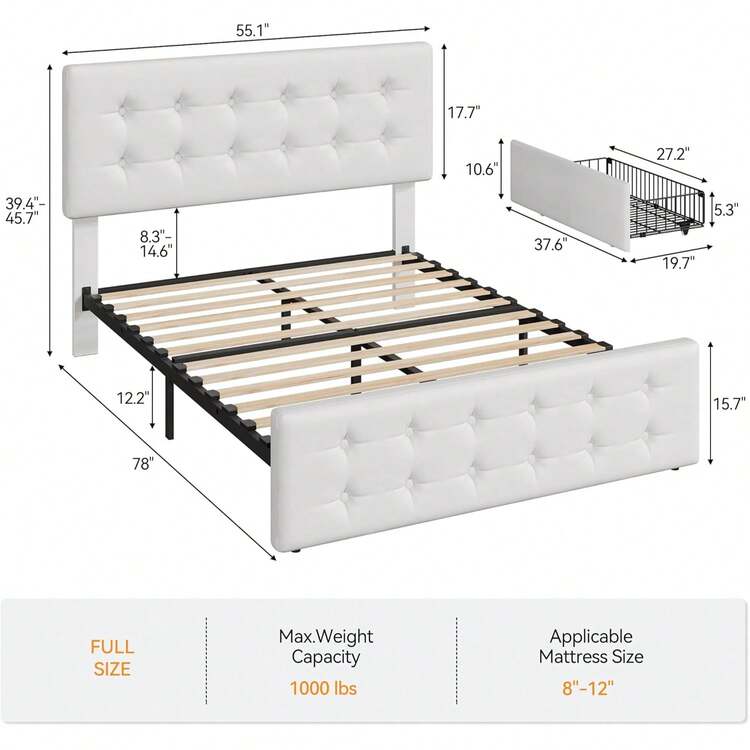 Bed Frames - Blanco-full - View 2
