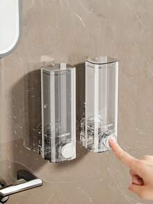 Wall-Mounted Shower Dispenser For Shampoo, Conditioner, Hand Soap, Large Capacity For Bathroom Decor - Multicolor - View 3