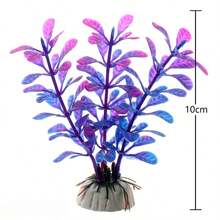 1 Coral Reef Decoration, 1 Starfish Bucket, 6pcs Aquarium Decorative Plants (Multiple Sets Available), Suitable For Betta Fish Tank Decor - A - View 15