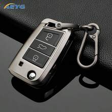 适用于大众高尔夫7 GTI、Polo、途安、途观、明锐、Rapid、柯迪亚克、晶锐、西雅特伊比飒、Leon、Ateca、Arona、T-Cross、T-Ro C的钥匙壳保护套 - 大眾B款 - 查看 3