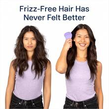 Glide Thru Detangling Brush For Adults And  - Detangler Brush For Curly Or Straight, Wet Or Dry Hair - Gentle On Tangles Hair Comb - 7.5x3-Inch, Turquoise And Purple (Pack Of 2) - 紫色 - 查看 8