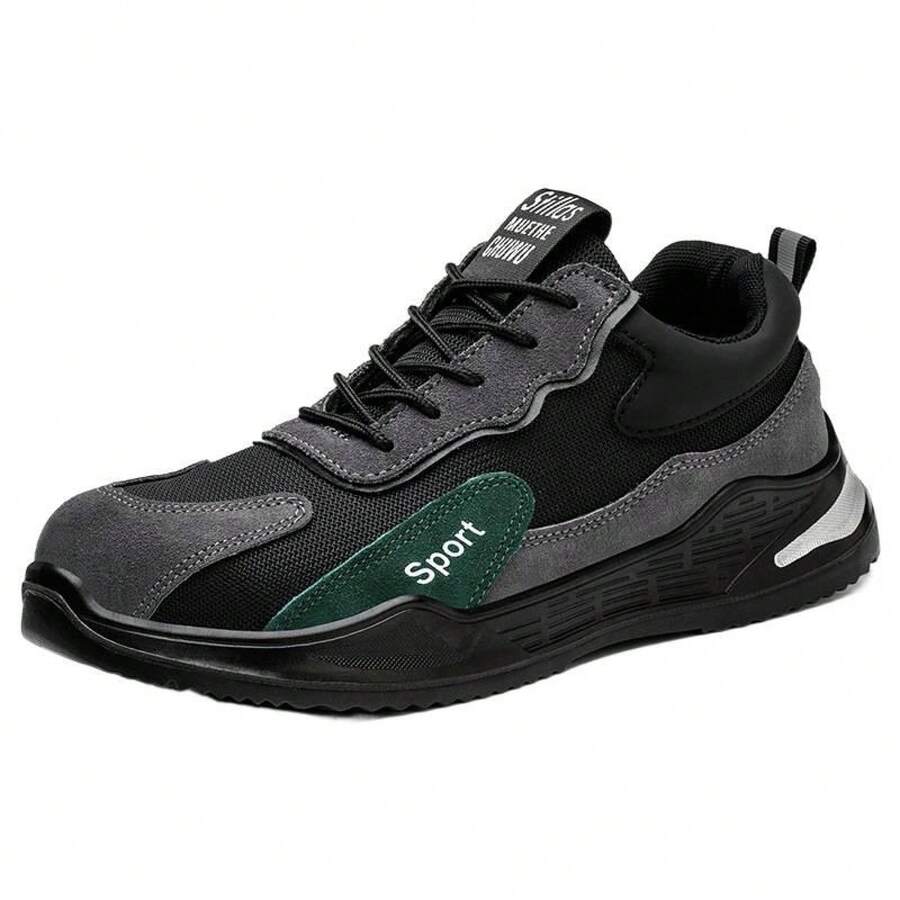 Old Butler Safety Shoes For Men, Breathable Steel Toe, Anti-Smash, Anti-Puncture Work Shoes, Durable Lightweight Construction Site Safety Shoes For Women, Elegant Women's Shoes - 248鋼包頭防砸防刺 - 查看 1