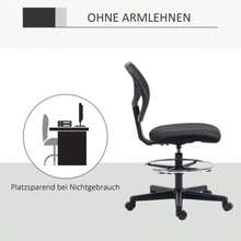 Home Office Chairs - Black - View 6