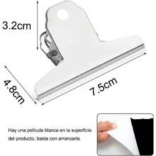 30 Piezas Clips para Bolsas de Alimentos, Pinzas de Cocina, Clips Papeleria, Clip Grandes para Bolsas Congelar  Grandes, Hojas Galletas Arroz, Veggie Chips (Forma de montaña),37495911 - Morado - Ver 2