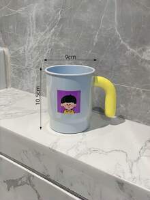 Family Rinse Cup Set, Shatterproof Plastic Cups, Cute Children's Cups, Toothbrush Cups, Dopamine Cups - Multicolor - View 15