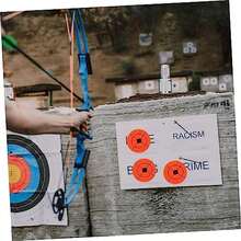 Pegatinas De Papel Aim 5 Cm Naranjas, 250 Unidades, Papel Adhesivo De Entrenamiento para Objetivos De Tiro, Material  para Práctica Deportiva y Caza Al Aire Libre - / - Ver 2