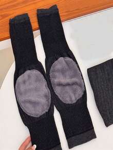 Wool Knee Pads, Warm Leg Sleeves For Elderly, Men & Women, Extra Long Tube Design, Autumn/Winter Leg Warmers