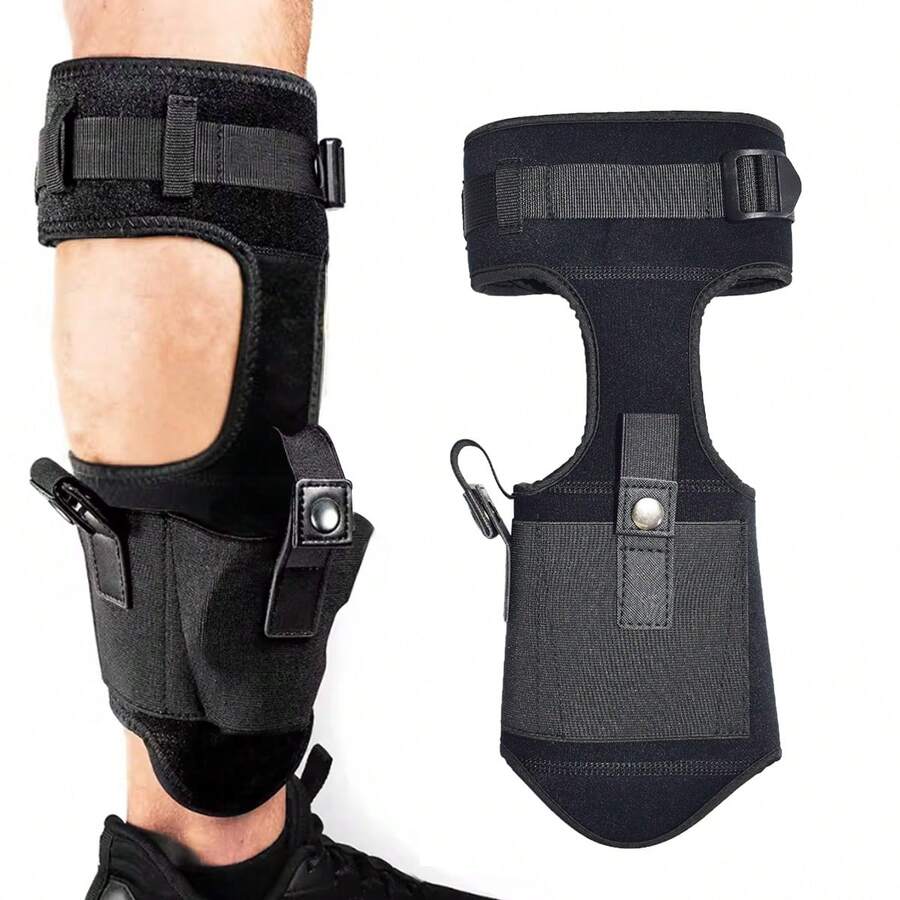 Outdoor Tactical Leg Holster, Waterproof Holster, Quick Draw Concealed Holster For Right Leg - Black - View 1