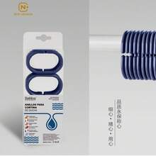 Anillo de cortina de ducha - Azul - Ver 3