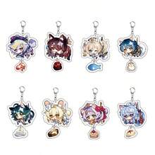 Acrylic Keychain Wendy, Klee, Mona, Sucrose Anime Peripheral Collection Toy Small Gift Backpack Pendant Ornament - Multicolor - View 2