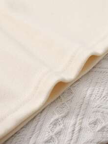 Maglia a collo alto a maniche lunghe per ragazze, tinta unita, intimo termico, pullover basic caldo adatto per primavera, autunno e inverno, adatto per ragazze pre-adolescenti, bambine, studenti delle scuole elementari - Albicocca - Visualizzare 6