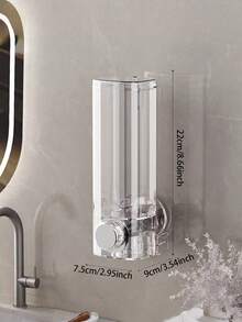 Wall-Mounted Shower Dispenser For Shampoo, Conditioner, Hand Soap, Large Capacity For Bathroom Decor - Multicolor - View 7