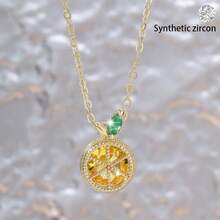 2026 Verano Nuevo Collar de Cadena de Fruta Refrescante para Mujeres Estilo Coreano y Japonés  Ins Moda Joyería de Cadena de Cuello Versátil - Rojo dorado XL68236-H - Ver 1