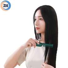 Peine portátil para cabello liso con iones negativos (color aleatorio) - Kit de alisado del cabello - Ver 5